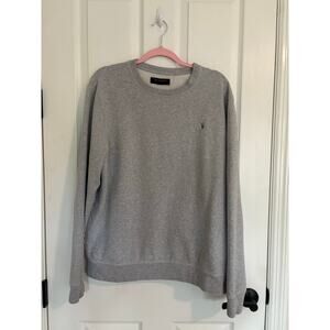 ALLSAINTS Pull Over Crew Neck Sweatshirt Large Gray Men